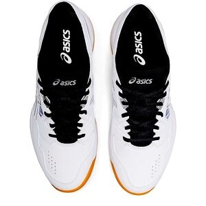 Asics White Athletic Shoes with Breathable Design